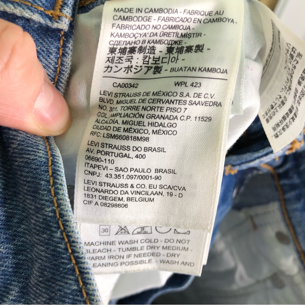 Levi’s Wedgie Button Fly Icon Fit Jeans - Picture 14 of 14